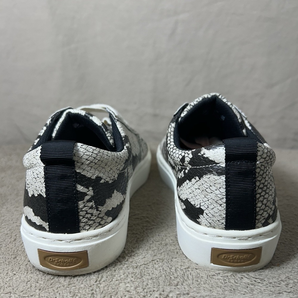 Dr Scholl's Be Free Snake Print Lace Up Sneakers Women's 6.5M Comfort Shoes - Picture 4 of 8